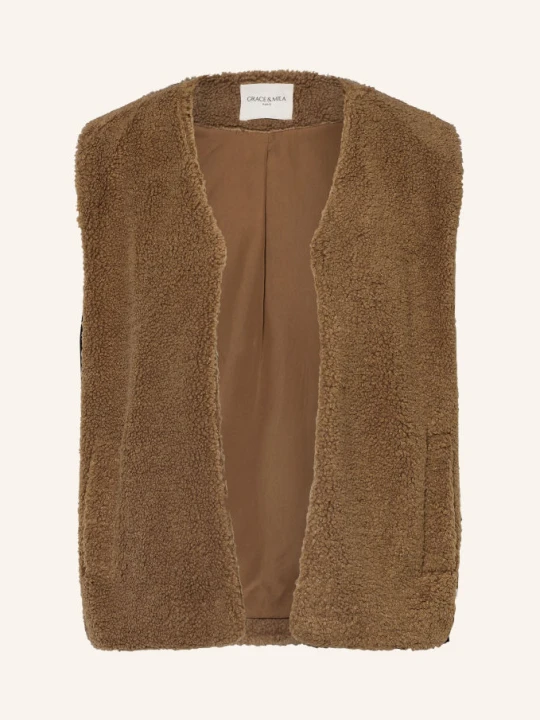 Zdjęcie produktu Grace & Mila Kamizelka Z Futerka Teddy Avery beige