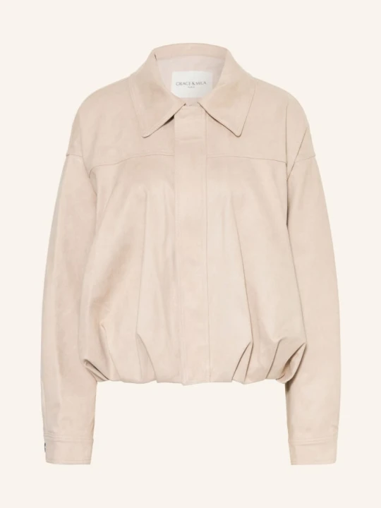 Zdjęcie produktu Grace & Mila Kurtka Verve W Stylu Skórzanym beige