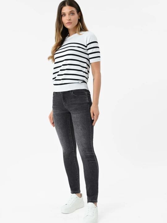 Zdjęcie produktu Grafitowe jeansy, Slim Fit, D-MONTANA 15 Volcano 701