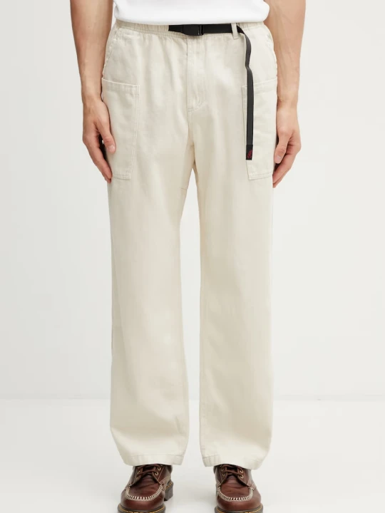 Zdjęcie produktu Gramicci HEMP RELAXED PANT spodnie boyfriend z bawełną męskie