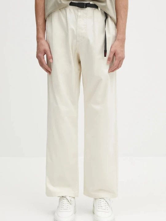 Zdjęcie produktu Gramicci spodnie bawełniane Pant Straight Fit beżowy