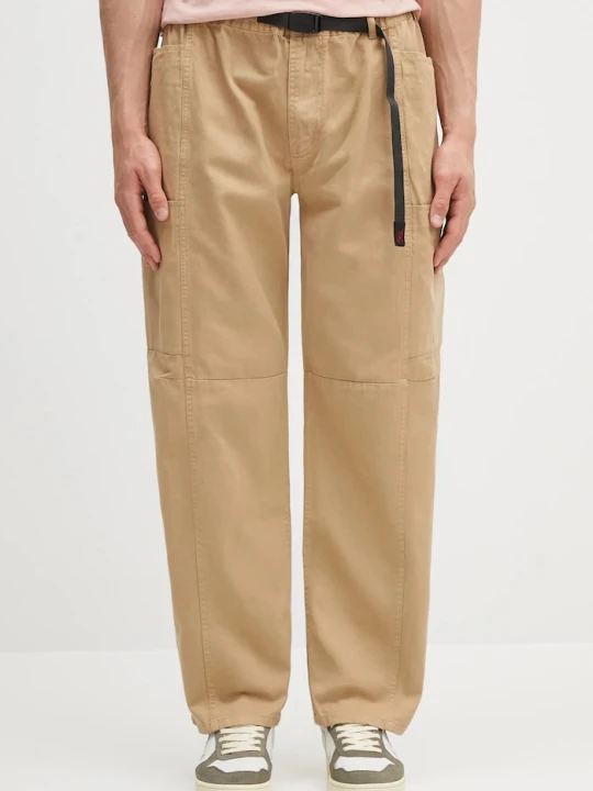 Zdjęcie produktu Gramicci spodnie bawełniane Voyager Pant beżowy