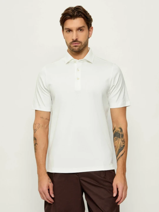 Zdjęcie produktu Gran Sasso Polo | Regular Fit ecru