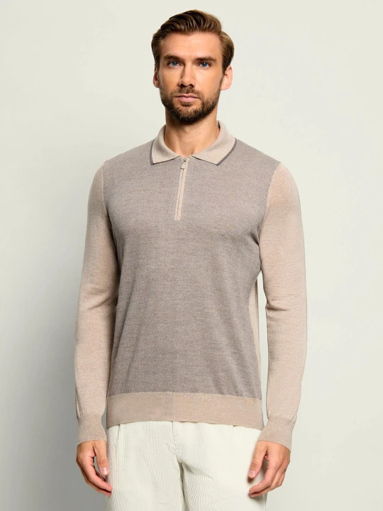 Zdjęcie produktu Gran Sasso Wełniany sweter | Regular Fit beżowy