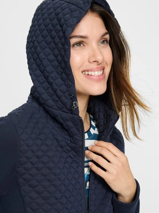 Zdjęcie produktu Granatowa bluza damska z kapturem – Neo Comfort Olsen