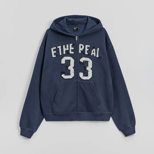 Zdjęcie produktu Granatowa bluza z napisem Ethereal 33 House