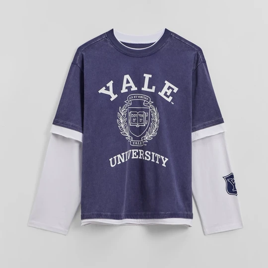 Zdjęcie produktu Koszulka Yale University granatowa House