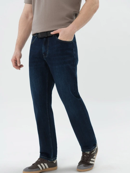 Zdjęcie produktu Granatowe jeansy, Regular Fit, D-JERRY 66 Volcano