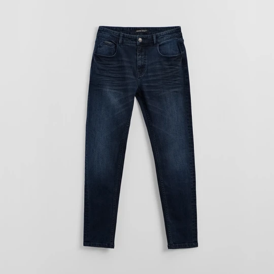 Zdjęcie produktu Granatowe jeansy slim fit House