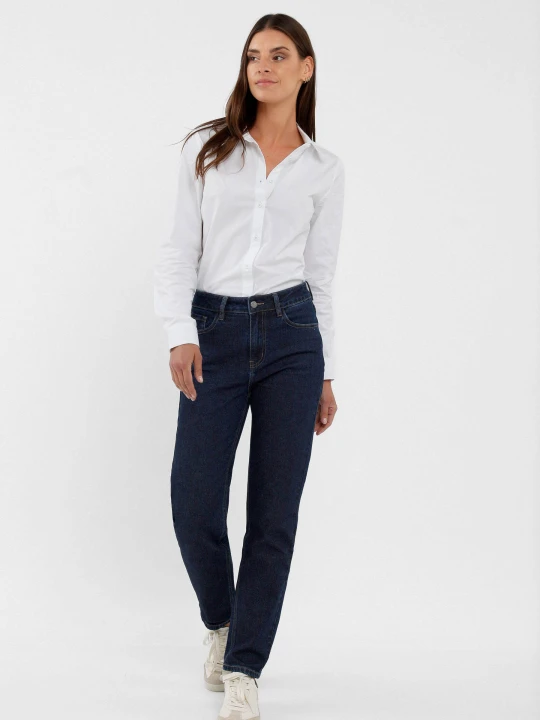Zdjęcie produktu Granatowe jeansy, Straight Fit, D-SANA Volcano
