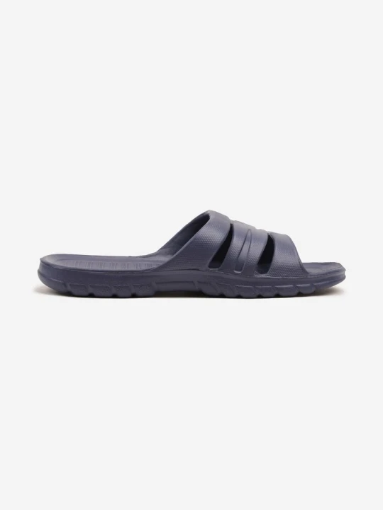 Zdjęcie produktu Granatowe Klapki z Pianki Zdobione Wycięciami Neoviria Ballada