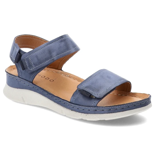 Zdjęcie produktu Granatowe Sandały Armodo Stylowe Sportowe Obuwie Damskie