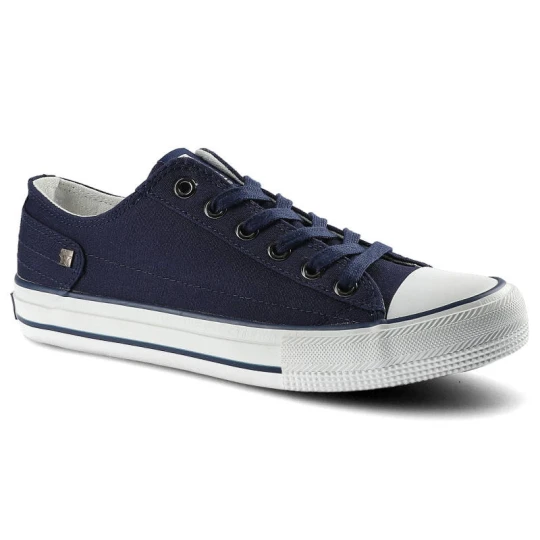 Zdjęcie produktu Trampki damskie Big Star, sportowe i sznurowane, granatowe, DD274335