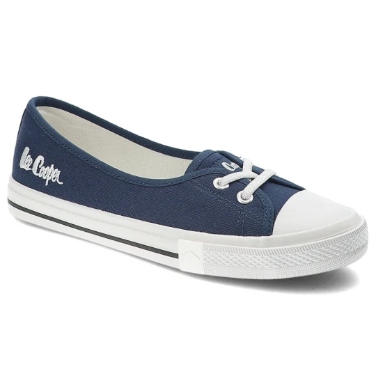 Zdjęcie produktu Granatowe Trampki Lee Cooper Modne Buty Damskie
