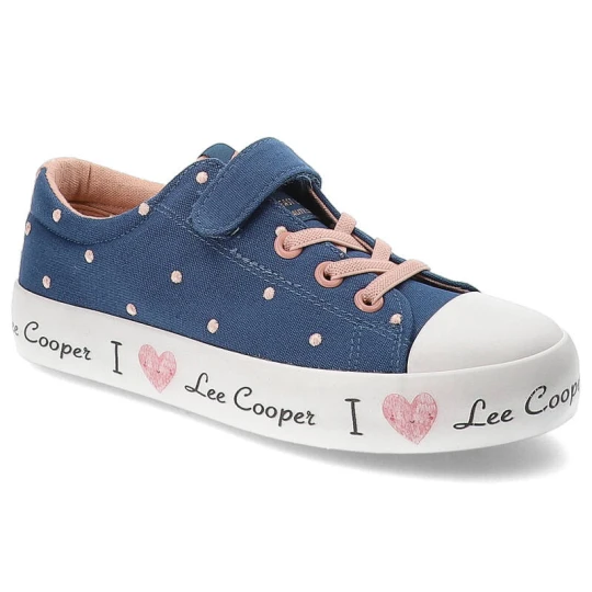 Zdjęcie produktu Granatowe Trampki Lee Cooper Modne Obuwie Dla Dziewczynki