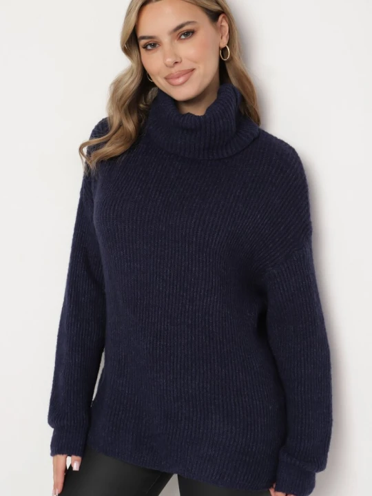 Zdjęcie produktu Granatowy Golf Oversize Out Of This World By Swan