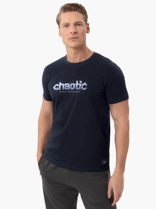 Zdjęcie produktu Granatowy t-shirt T-SMUGE Volcano