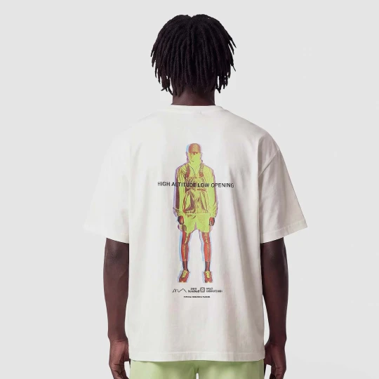 Zdjęcie produktu Graphic Boxy T-Shirt Halo beż