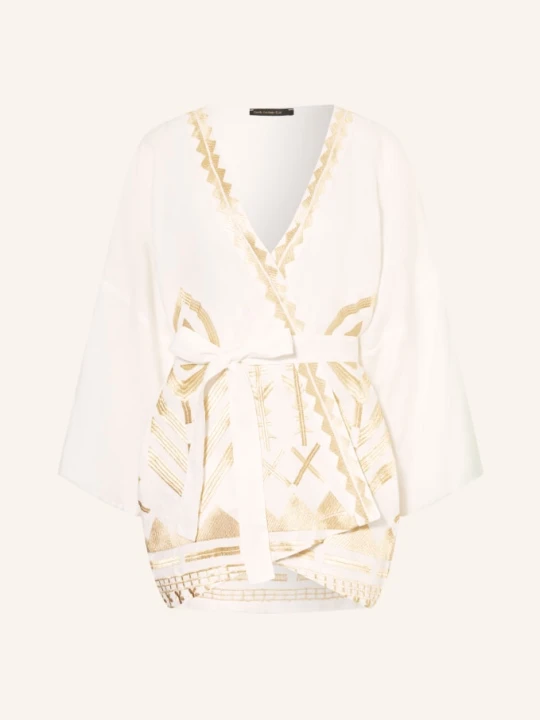 Zdjęcie produktu Greek Archaic Kori Damski Kimono Z Lnu weiss