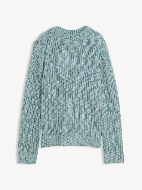Zdjęcie produktu Gruby sweter BonPrix zielony