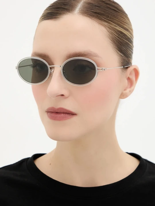 Zdjęcie produktu Gucci okulary przeciwsłoneczne srebrny
