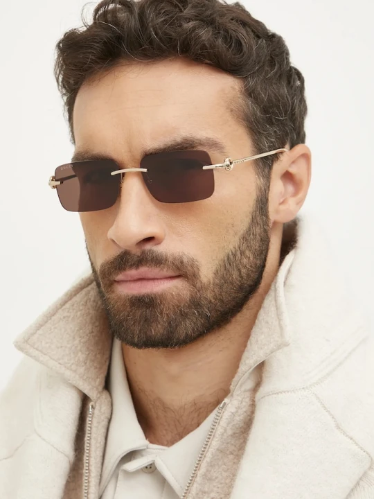 Zdjęcie produktu Gucci okulary przeciwsłoneczne złoty