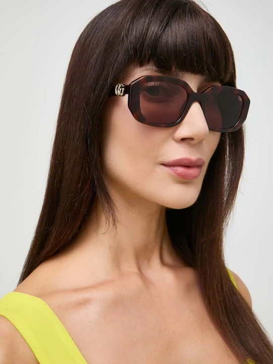 Zdjęcie produktu Gucci okulary przeciwsłoneczne brązowy