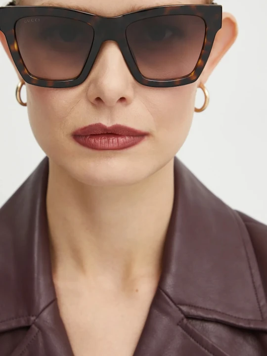 Zdjęcie produktu Gucci okulary przeciwsłoneczne brązowy