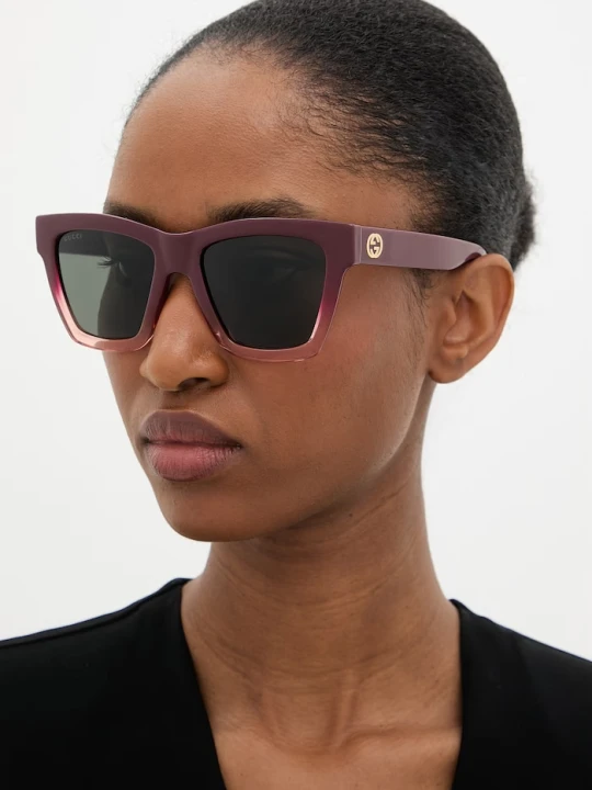 Zdjęcie produktu Gucci okulary przeciwsłoneczne bordowy