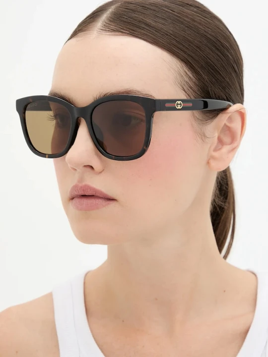 Zdjęcie produktu Gucci okulary przeciwsłoneczne brązowy