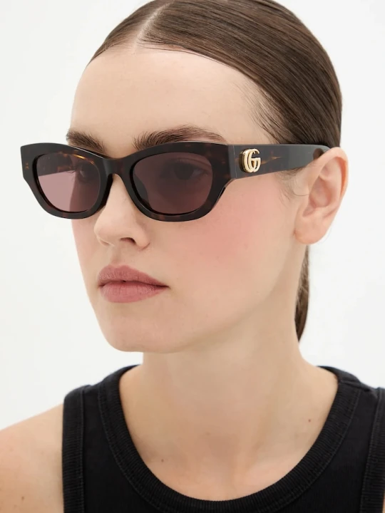 Zdjęcie produktu Gucci okulary przeciwsłoneczne brązowy