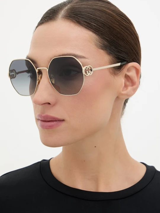 Zdjęcie produktu Gucci okulary przeciwsłoneczne damskie złoty