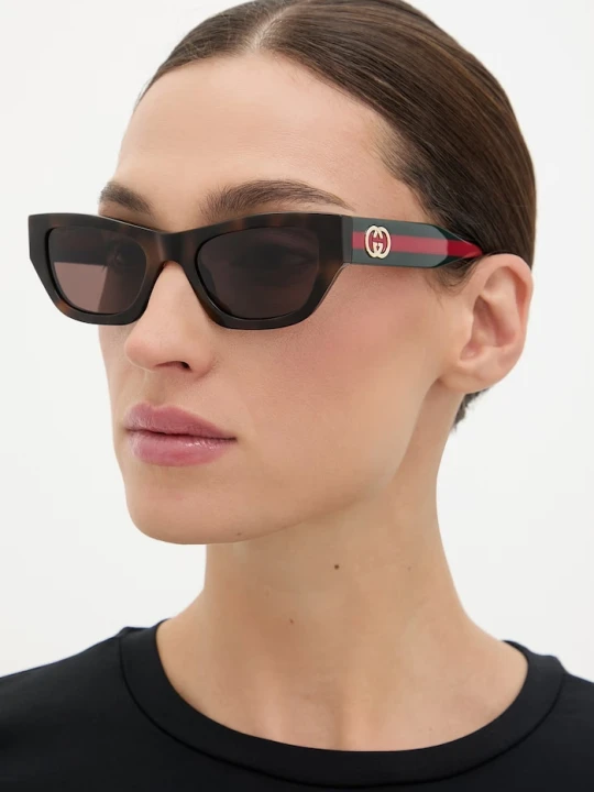 Zdjęcie produktu Gucci okulary przeciwsłoneczne damskie brązowy