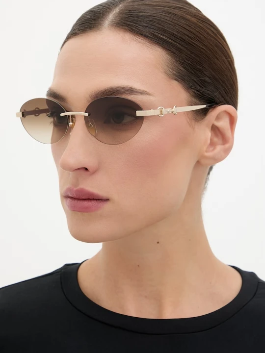 Zdjęcie produktu Gucci okulary przeciwsłoneczne damskie złoty