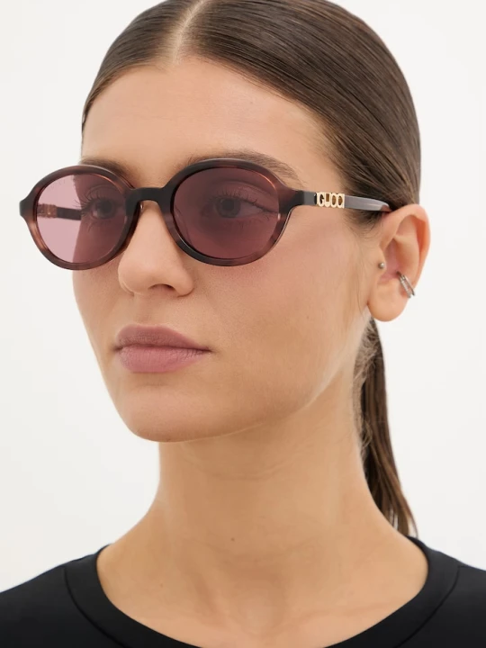 Zdjęcie produktu Gucci okulary przeciwsłoneczne damskie bordowy