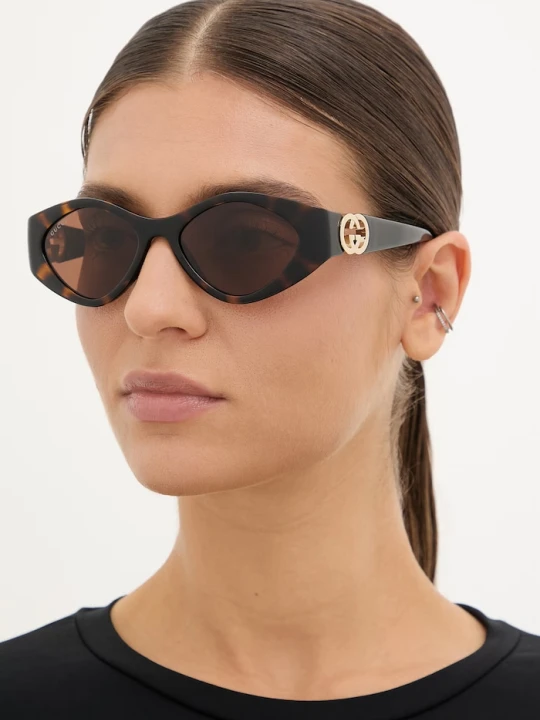 Zdjęcie produktu Gucci okulary przeciwsłoneczne damskie brązowy