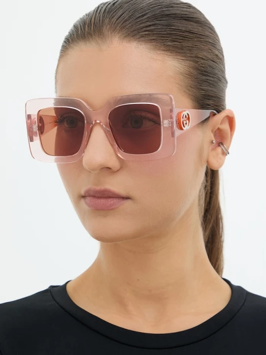 Zdjęcie produktu Gucci okulary przeciwsłoneczne damskie różowy