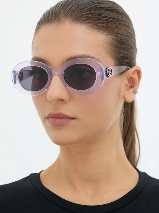 Zdjęcie produktu Gucci okulary przeciwsłoneczne damskie fioletowy