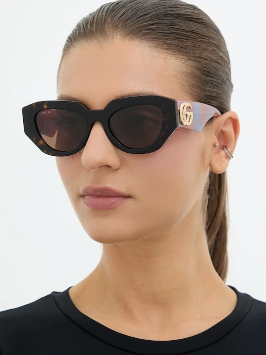 Zdjęcie produktu Gucci okulary przeciwsłoneczne damskie brązowy