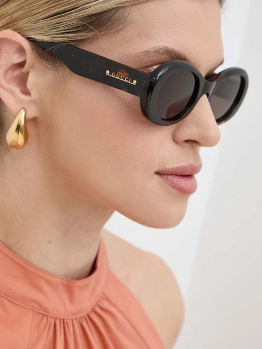 Zdjęcie produktu Gucci okulary przeciwsłoneczne brązowy