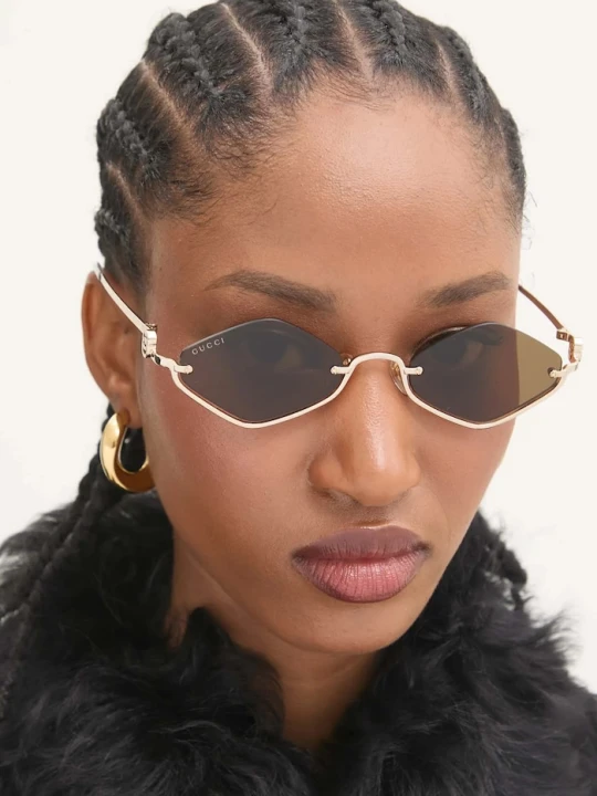 Zdjęcie produktu Gucci okulary przeciwsłoneczne brązowy