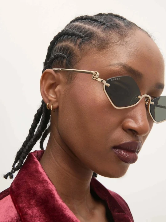 Zdjęcie produktu Gucci okulary przeciwsłoneczne złoty