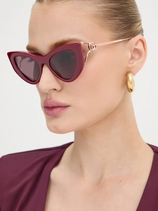 Zdjęcie produktu Gucci okulary przeciwsłoneczne bordowy