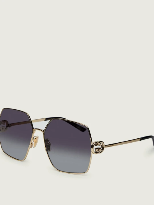 Zdjęcie produktu Gucci Okulary przeciwsłoneczne GG2163S-001 złoty