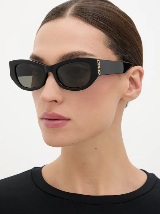Zdjęcie produktu Gucci okulary przeciwsłoneczne kwadratowe damskie czarny