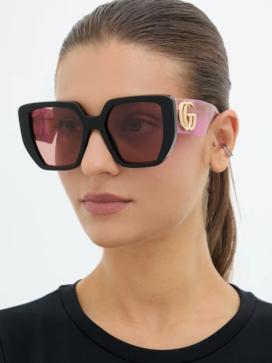 Zdjęcie produktu Gucci okulary przeciwsłoneczne kwadratowe damskie czarny