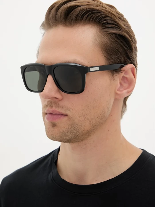 Zdjęcie produktu Gucci okulary przeciwsłoneczne kwadratowe męskie czarny