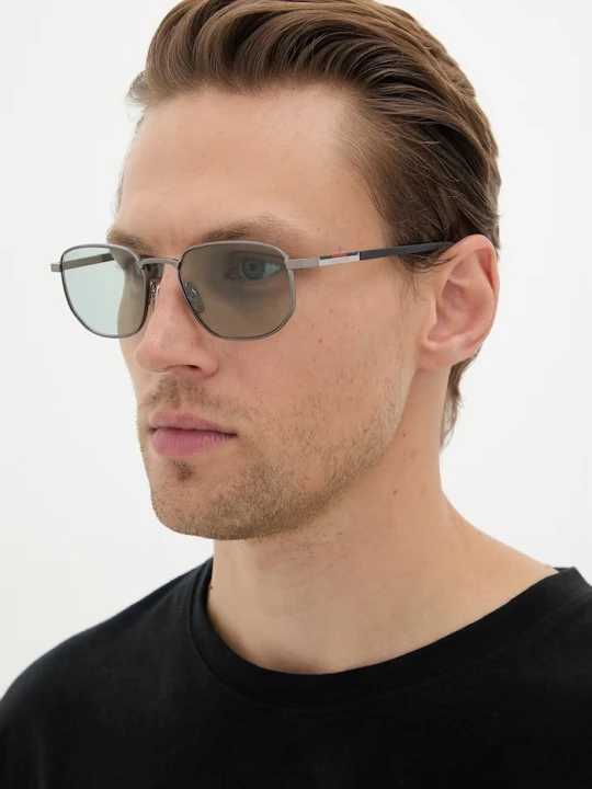 Zdjęcie produktu Gucci okulary przeciwsłoneczne męskie szary