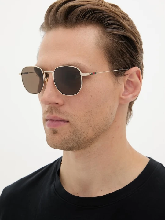 Zdjęcie produktu Gucci okulary przeciwsłoneczne męskie złoty