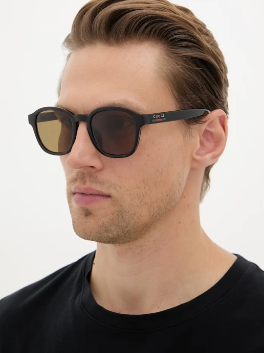 Zdjęcie produktu Gucci okulary przeciwsłoneczne męskie brązowy
